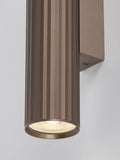Searchlight bronze fluted wall light, imported from the UK