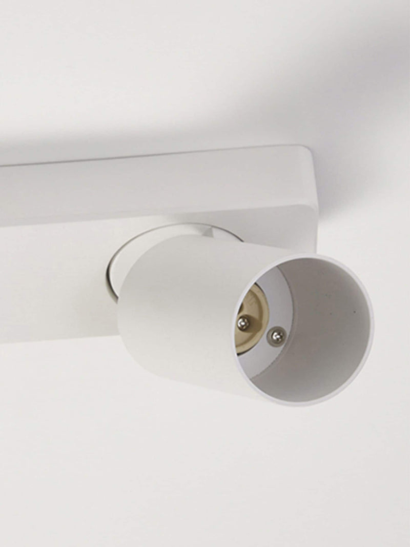 Searchlight Sand White Cape 2 ceiling light adjustable heads - British product