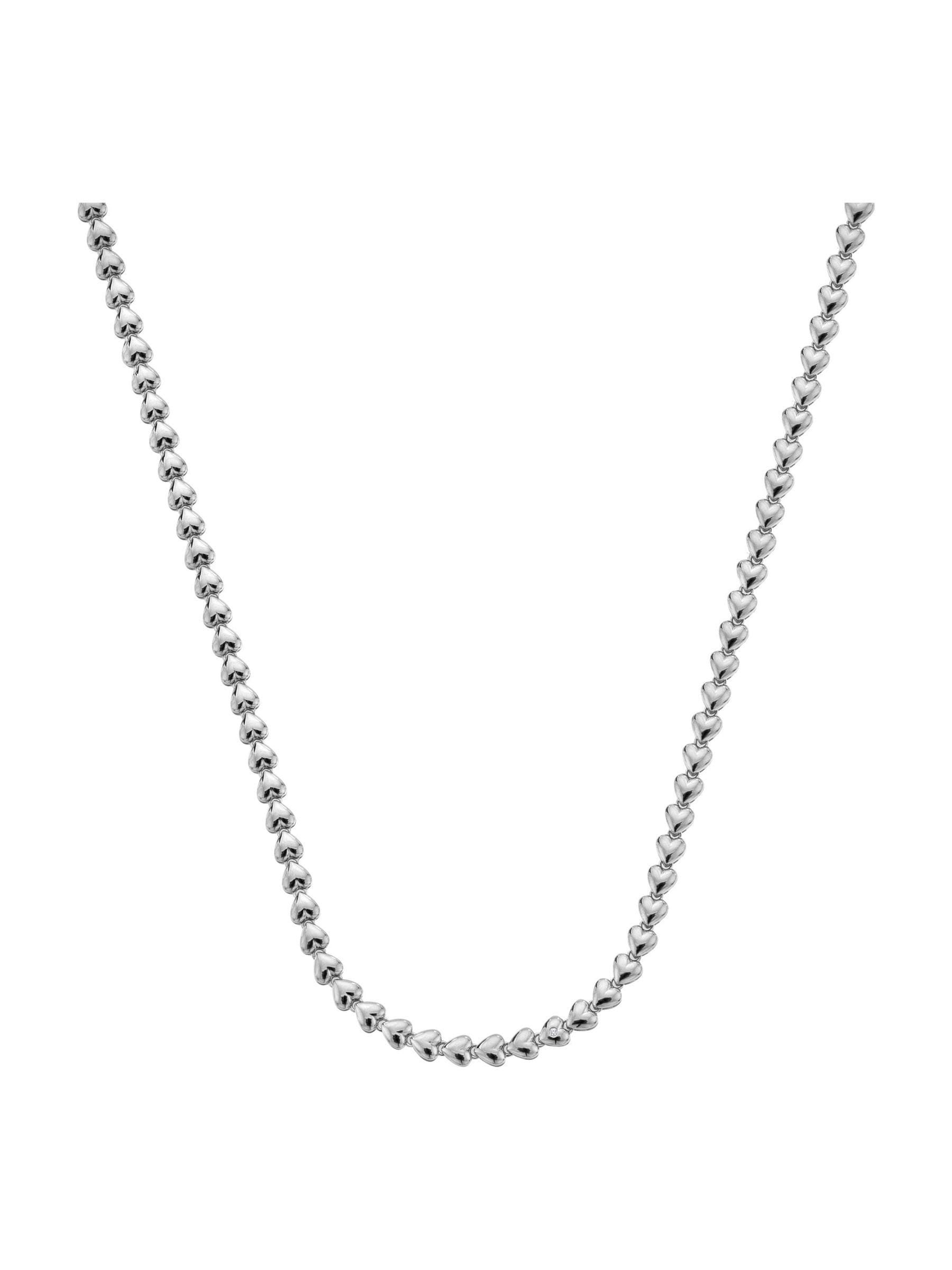 Hot Diamonds Serenity Heart Necklace in sterling silver with diamond, UK version