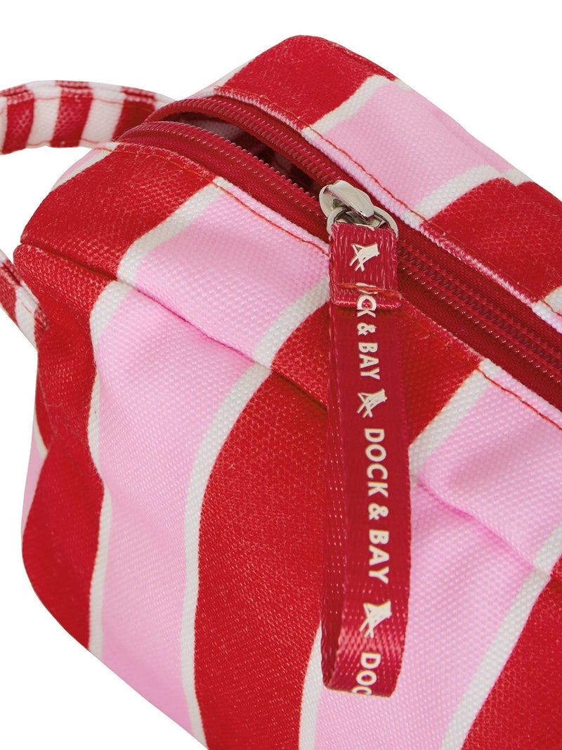 Dock & Bay Peppermint Punch travel toiletry bag, imported from the UK