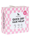Dock & Bay Pink Paradise Hair Wrap One Size - British product