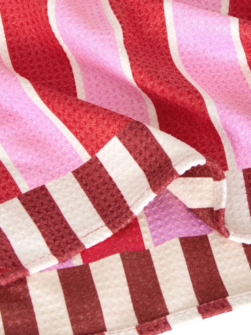 Dock & Bay Cherry Bomb bath towel (British brand)