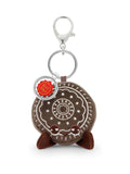Keel Toys chocolate cookie soft toy bag charm 12cm (British brand)