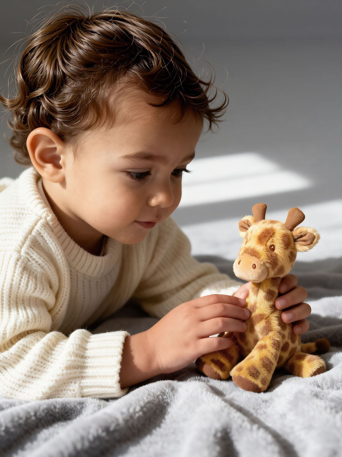 Keel Toys Huggy Giraffe soft toy 17cm, imported from the UK