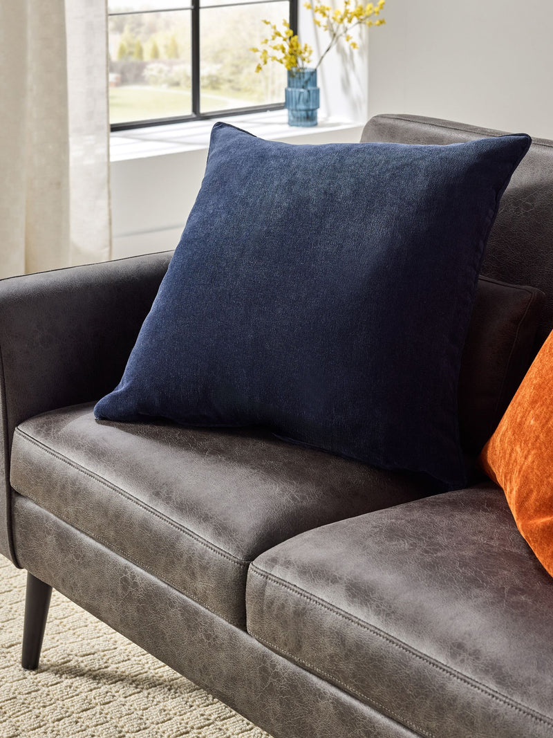 Burnt Orange 59 x 59cm Soft Velour Cushion
