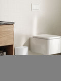 simplehuman White 6l Semi-Round Bathroom Pedal Bin