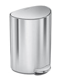 simplehuman brushed silver pedal bin 6L - British product
