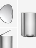 simplehuman brushed silver pedal bin 6L - British product