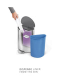 simplehuman brushed silver pedal bin 6L - British product