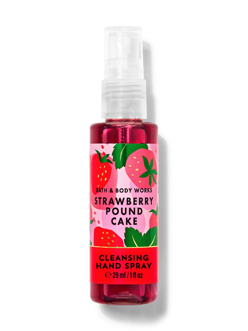 Bath & Body Works Strawberry Pound Cake PocketBac Cleansing Hand Gel 29ml
