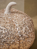 Gold sequin pumpkin doorstop 15cm - British product