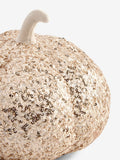 Gold sequin pumpkin doorstop 15cm - British product