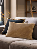 Sage Green Velvet Pleat Cushion - 59 x 59cm