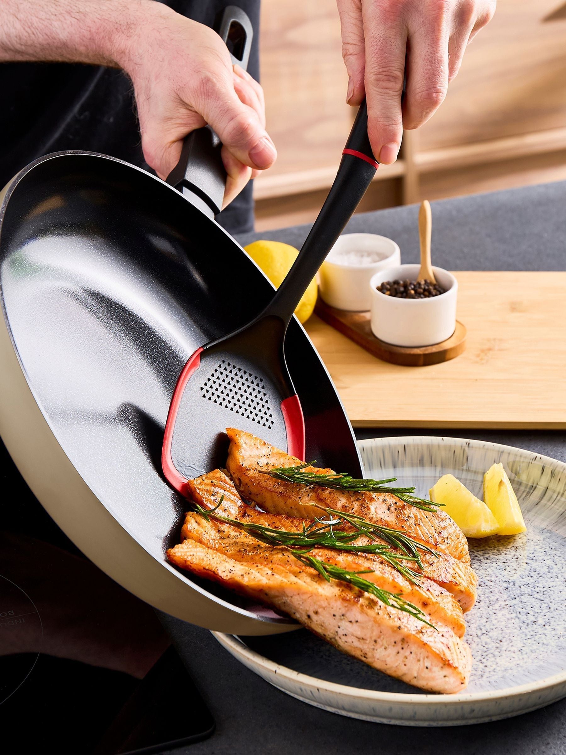 Morphy Richards cream aluminium frying pan bundle 20cm 24cm 28cm - British product