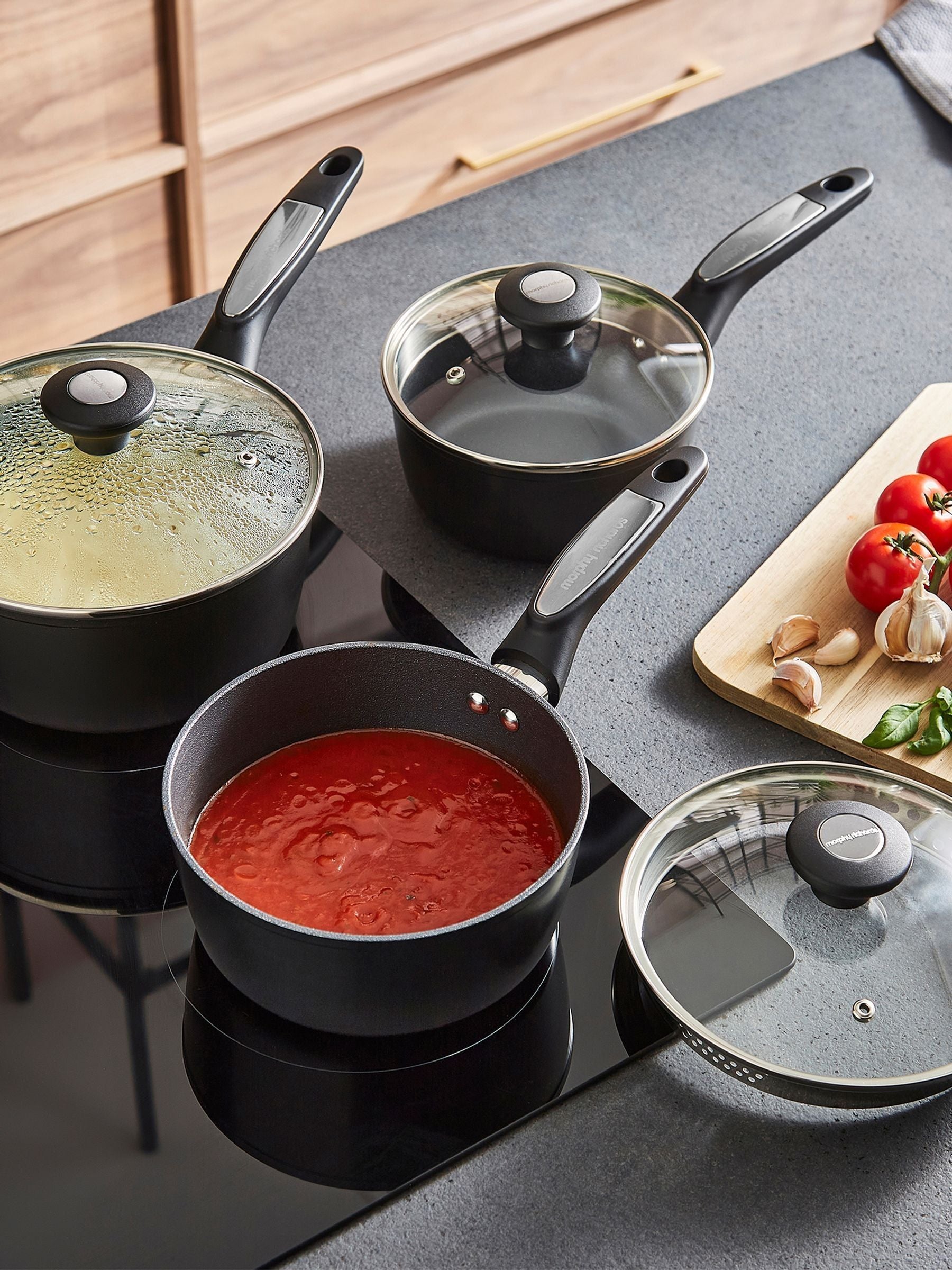 Morphy Richards 3 piece nonstick pan set, imported from the UK