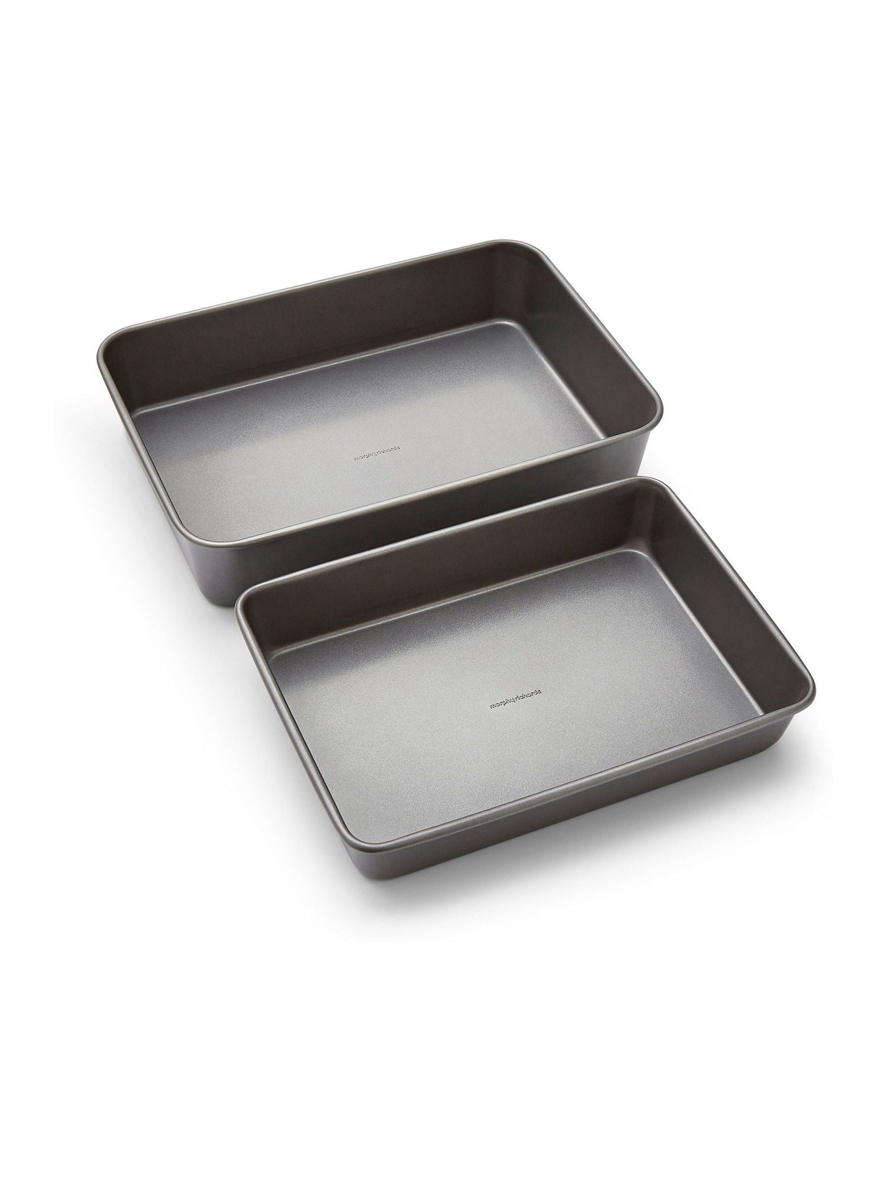 Morphy Richards silver grey roasting tin set of 2 (British brand)