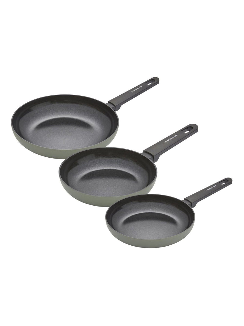 Morphy Richards Green Aluminium Frying Pan Bundle