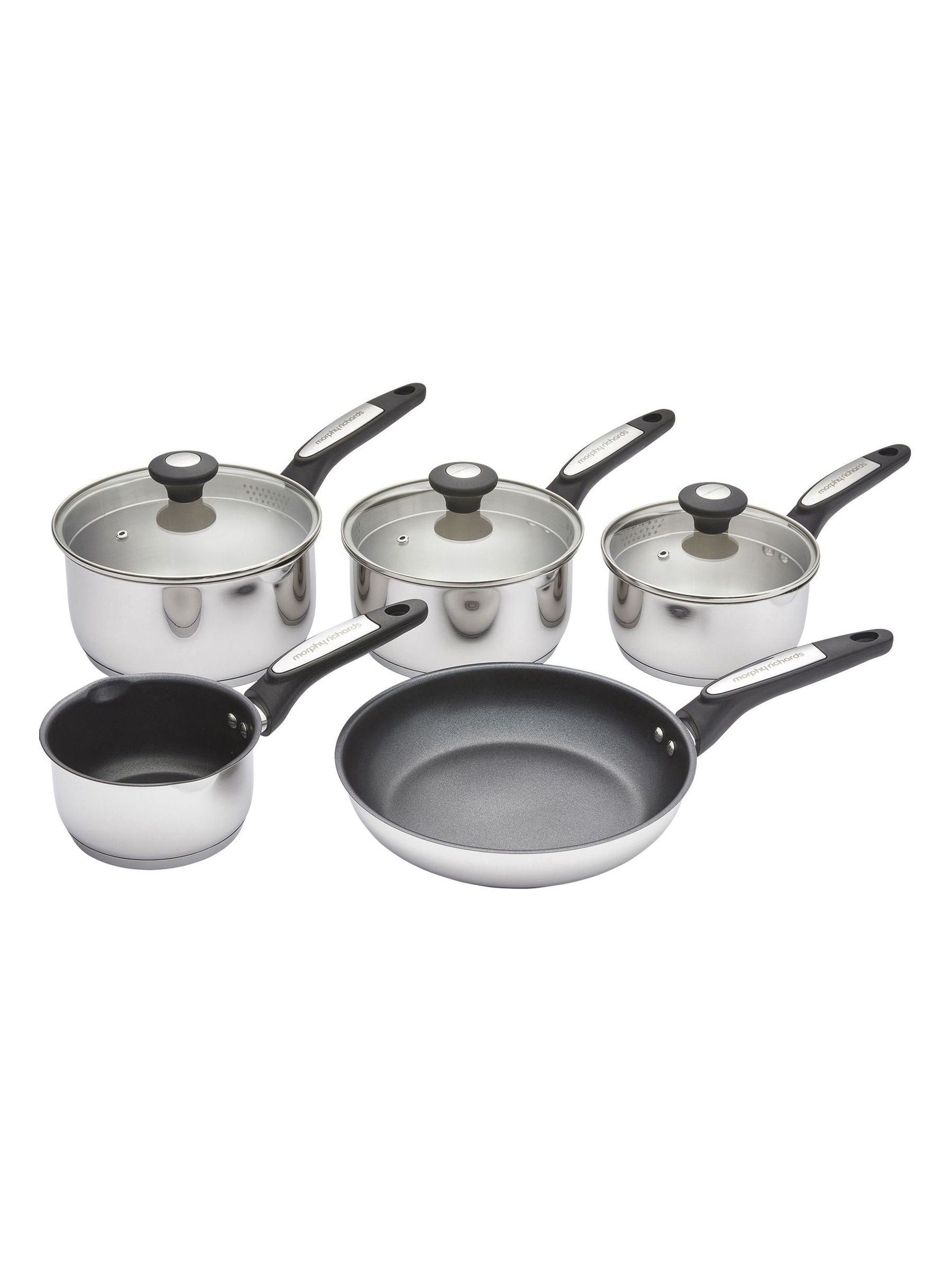 Morphy Richards graphite pan set 5 piece - British product