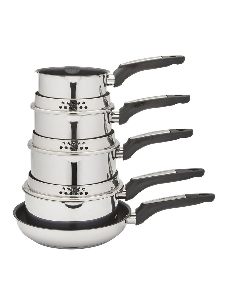 Morphy Richards graphite pan set 5 piece - British product
