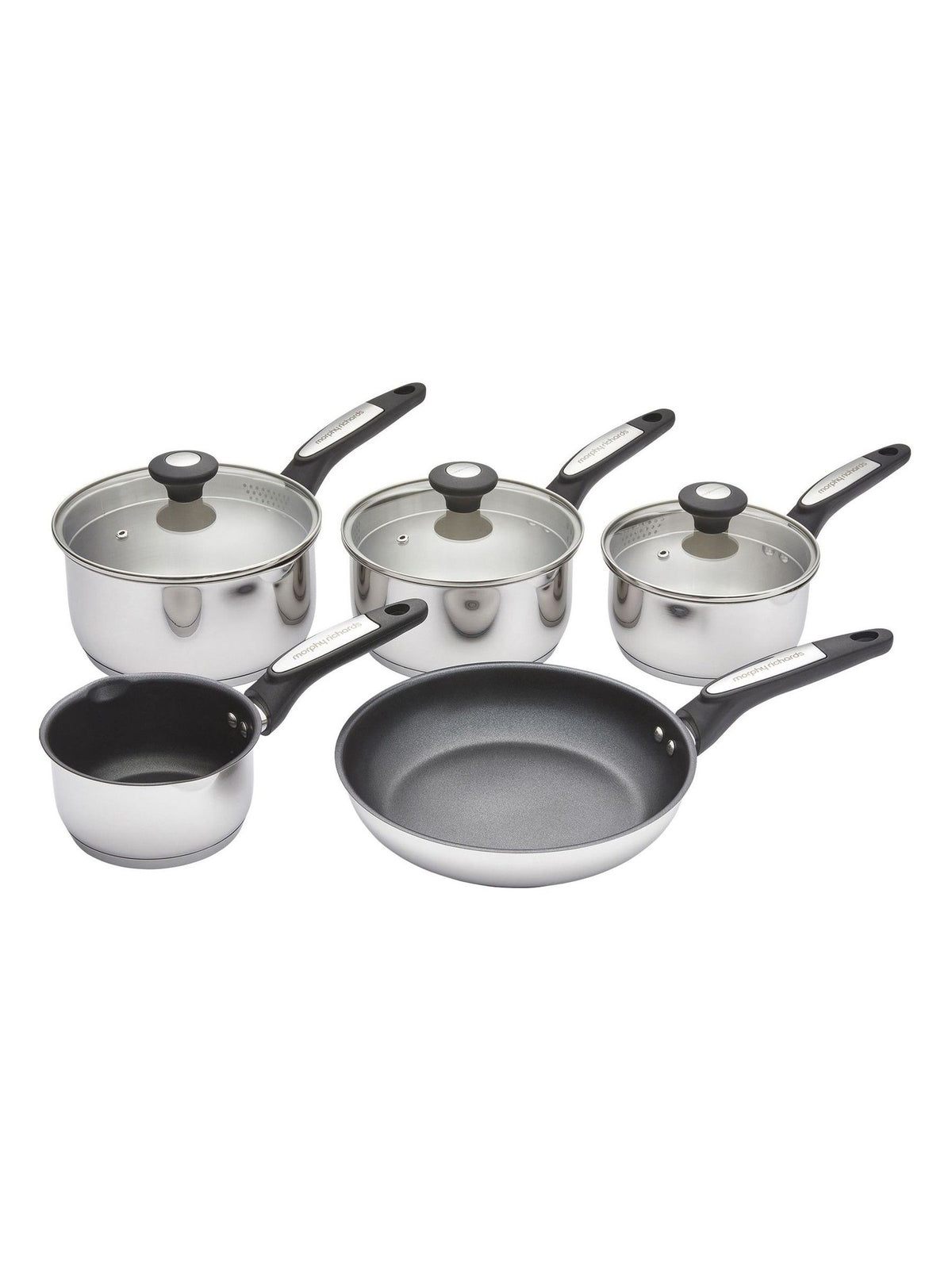 Morphy Richards graphite pan set 5 piece - British product