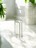 Showerdrape toilet roll holder brush set sage green 60cm - British product