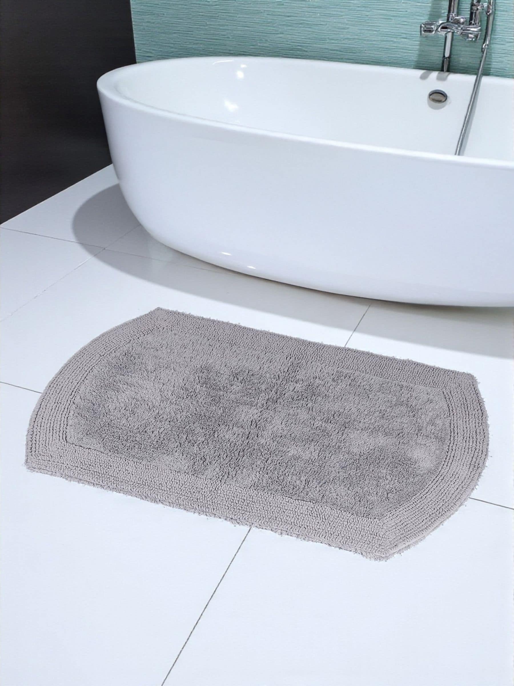 Showerdrape Grey Ultra Bath Mat