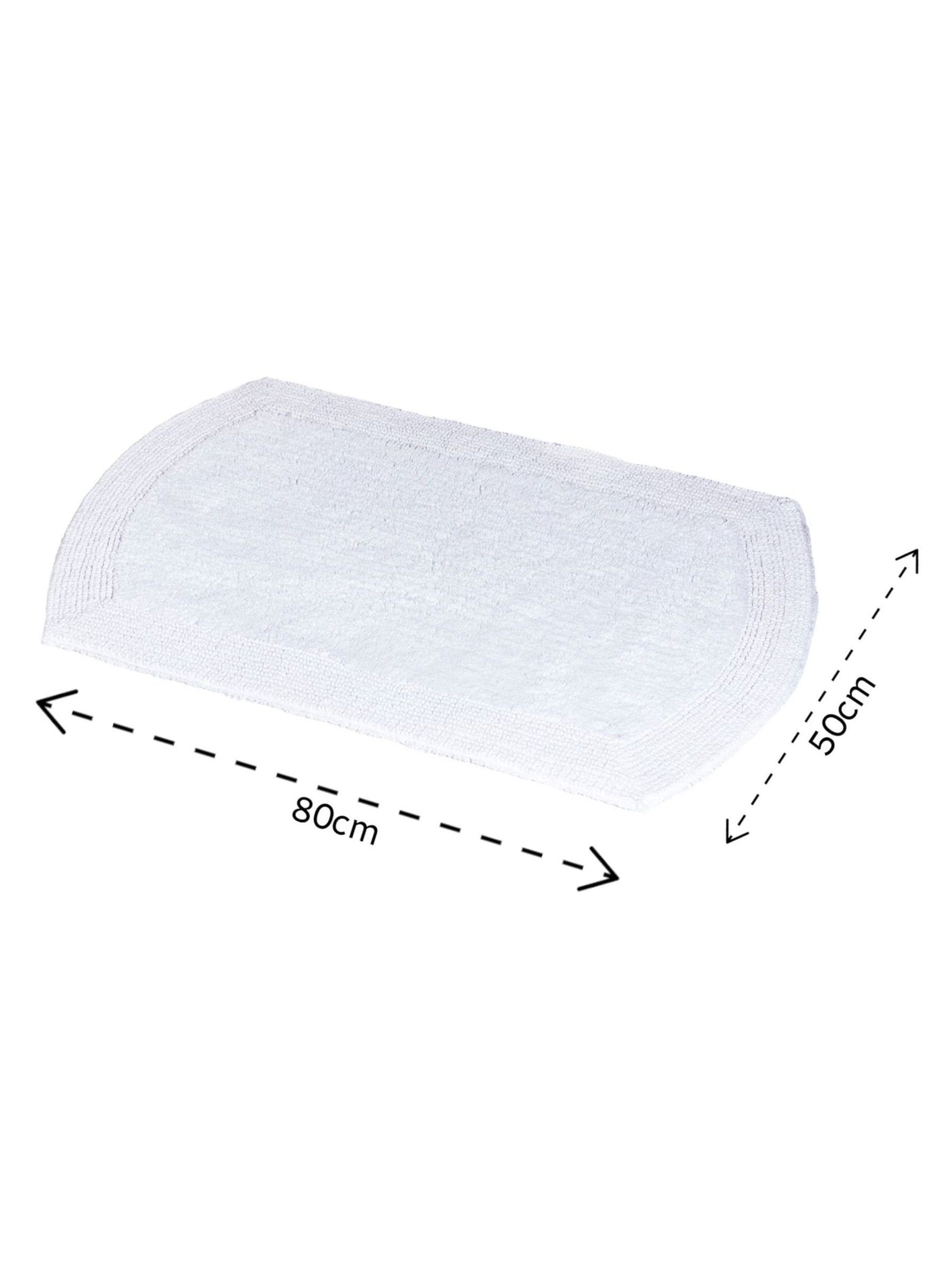 Showerdrape white ultra bath mat 80x50cm, UK version