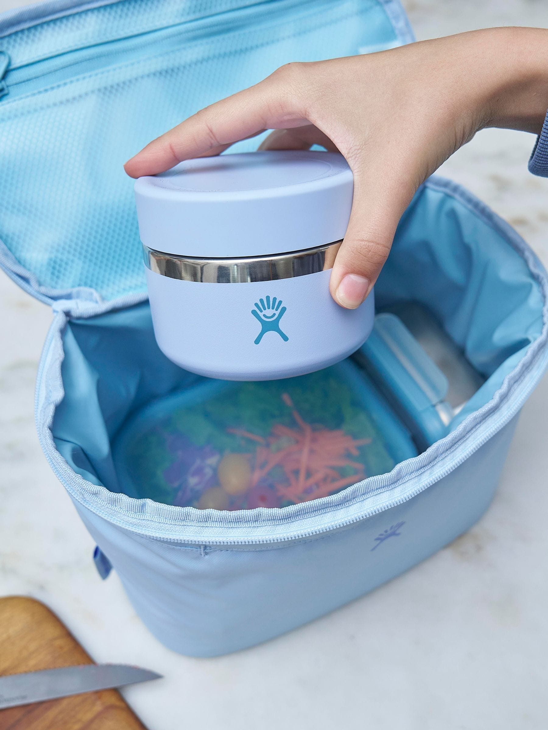 Hydro Flask Black insulated food jar 12oz, imported from the UK