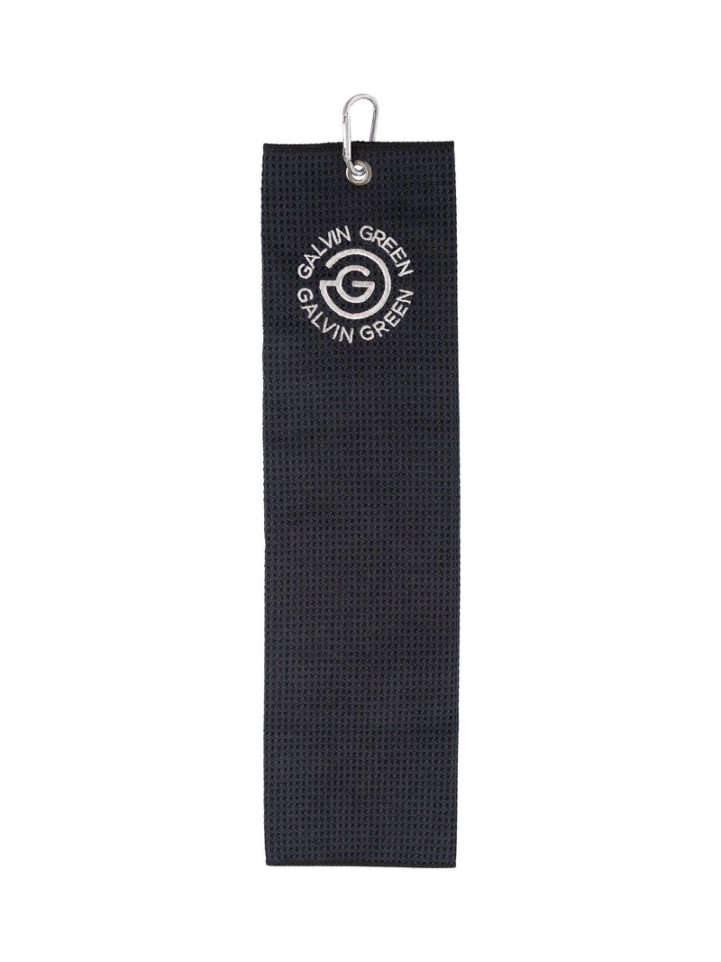 Galvin Green black golf towel, UK version