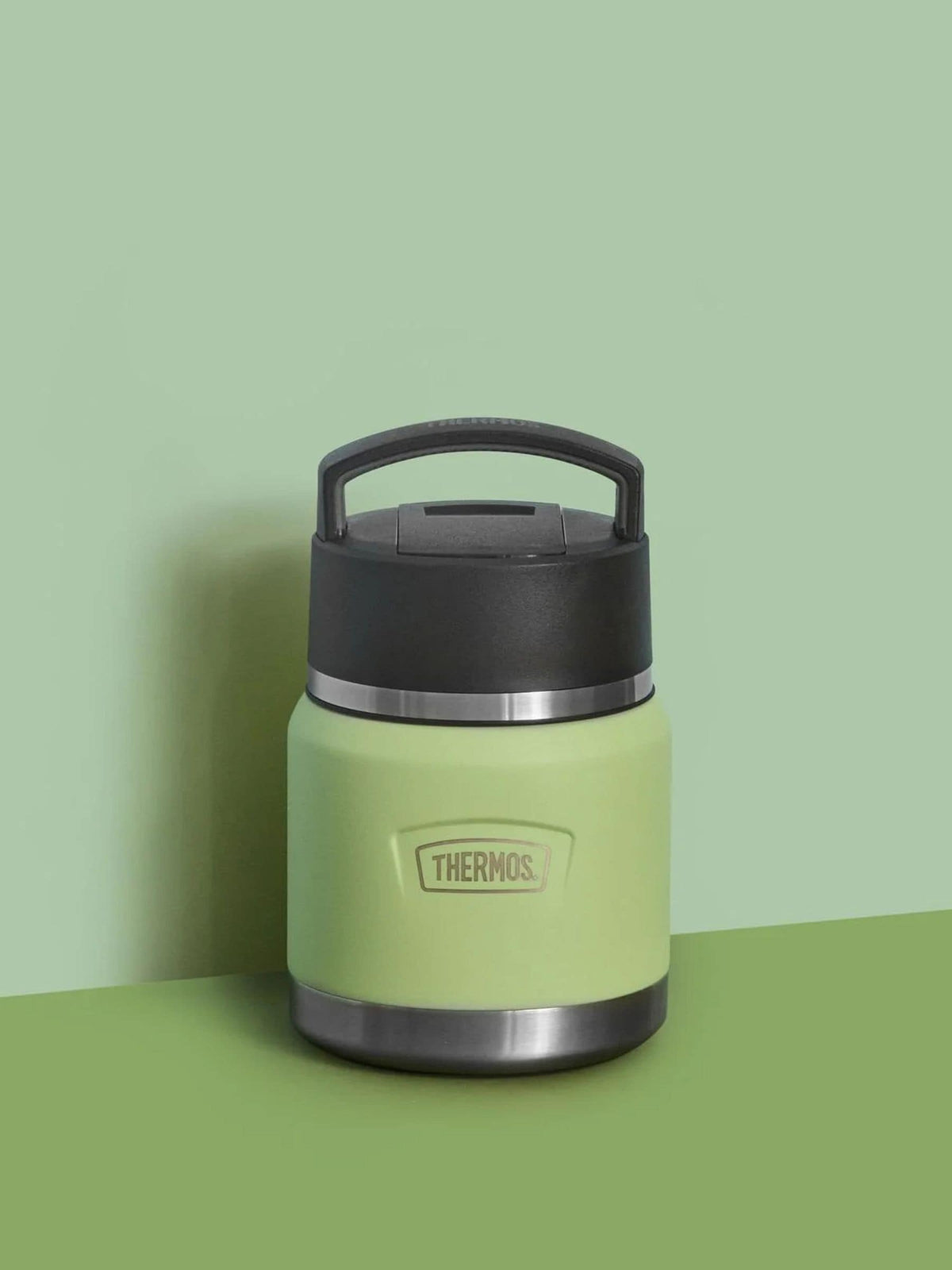Thermos Icon food flask lime green 355ml (British brand)