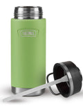 Thermos Icon Series 530ml water bottle lime green with straw lid - British product