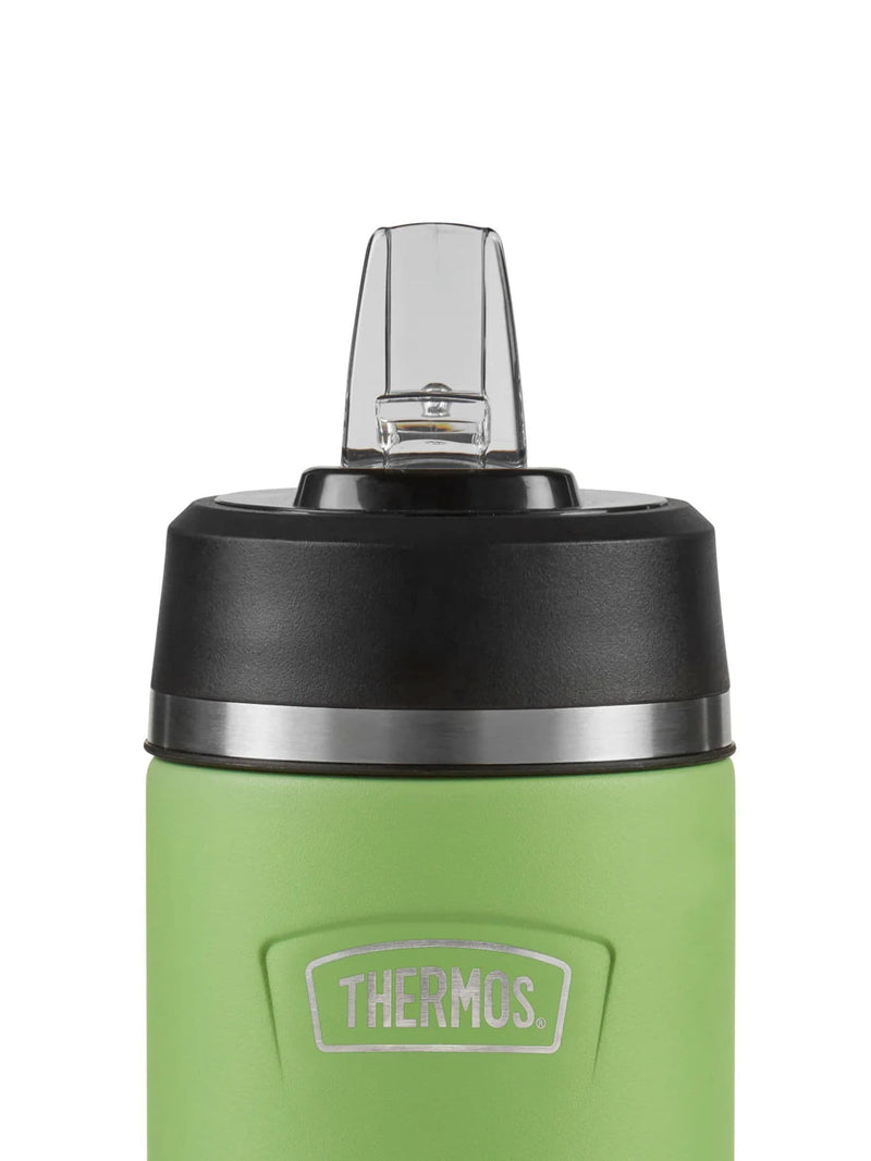 Thermos Icon Series 530ml water bottle lime green with straw lid - British product