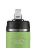 Thermos Icon Series 530ml water bottle lime green with straw lid - British product