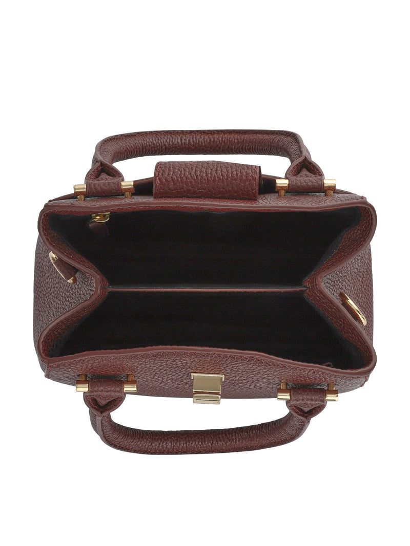 Jones Bootmaker Chocolate Brown Whimsy Leather Top Handle Tote Bag