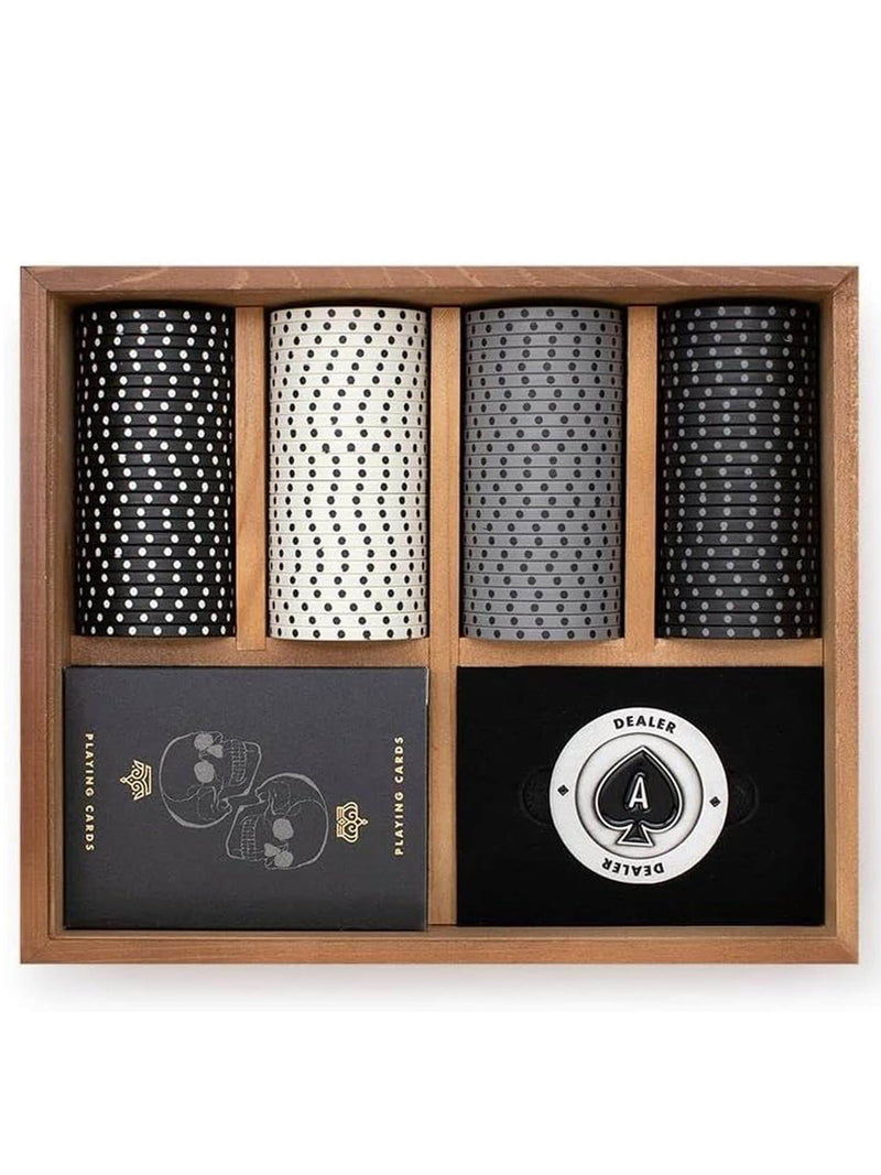 Suck UK Dead Man's Hand deluxe poker set (British brand)