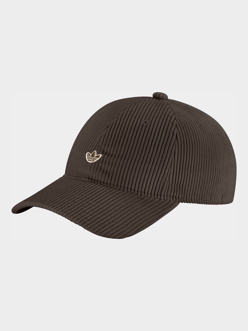 adidas Originals Brown Corduroy Baseball Cap