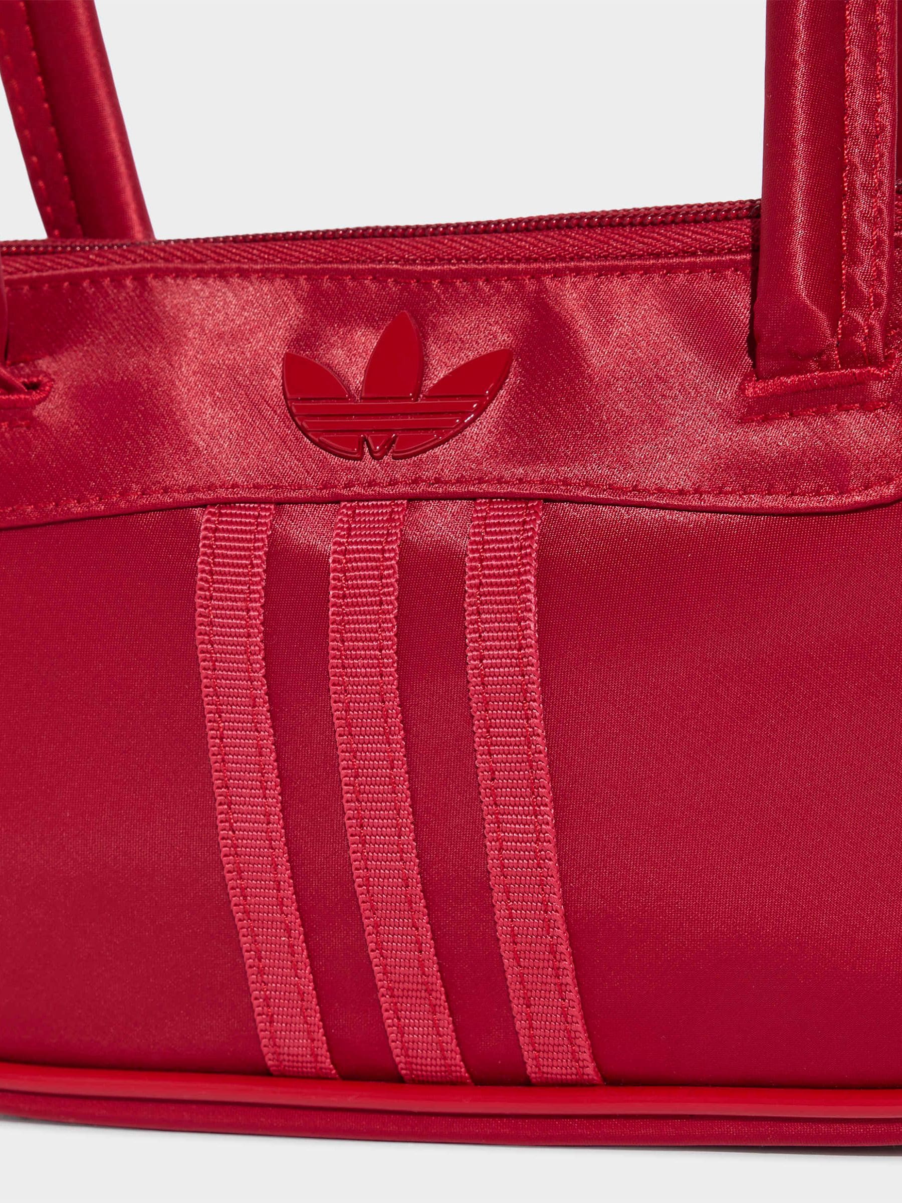 adidas Originals red bowling bag with glossy finish (British brand)