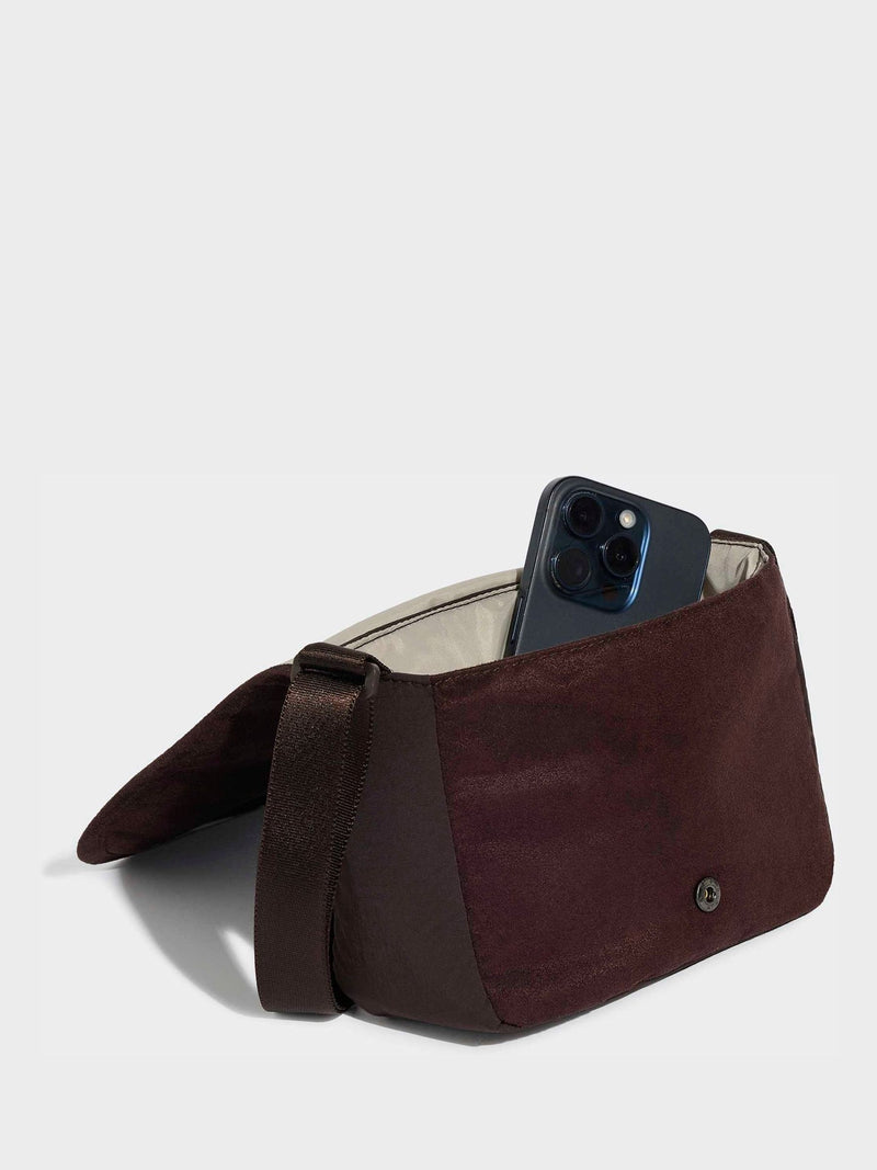 adidas brown cross body bag 1.8 litre (British brand)