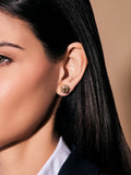 Lauren Ralph Lauren gold tone knot stud earrings - British product