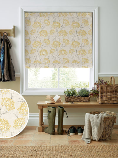 Next Laura Ashley Ochre Giselle Made to Measure Roman Blinds- Buy online at McGrocer