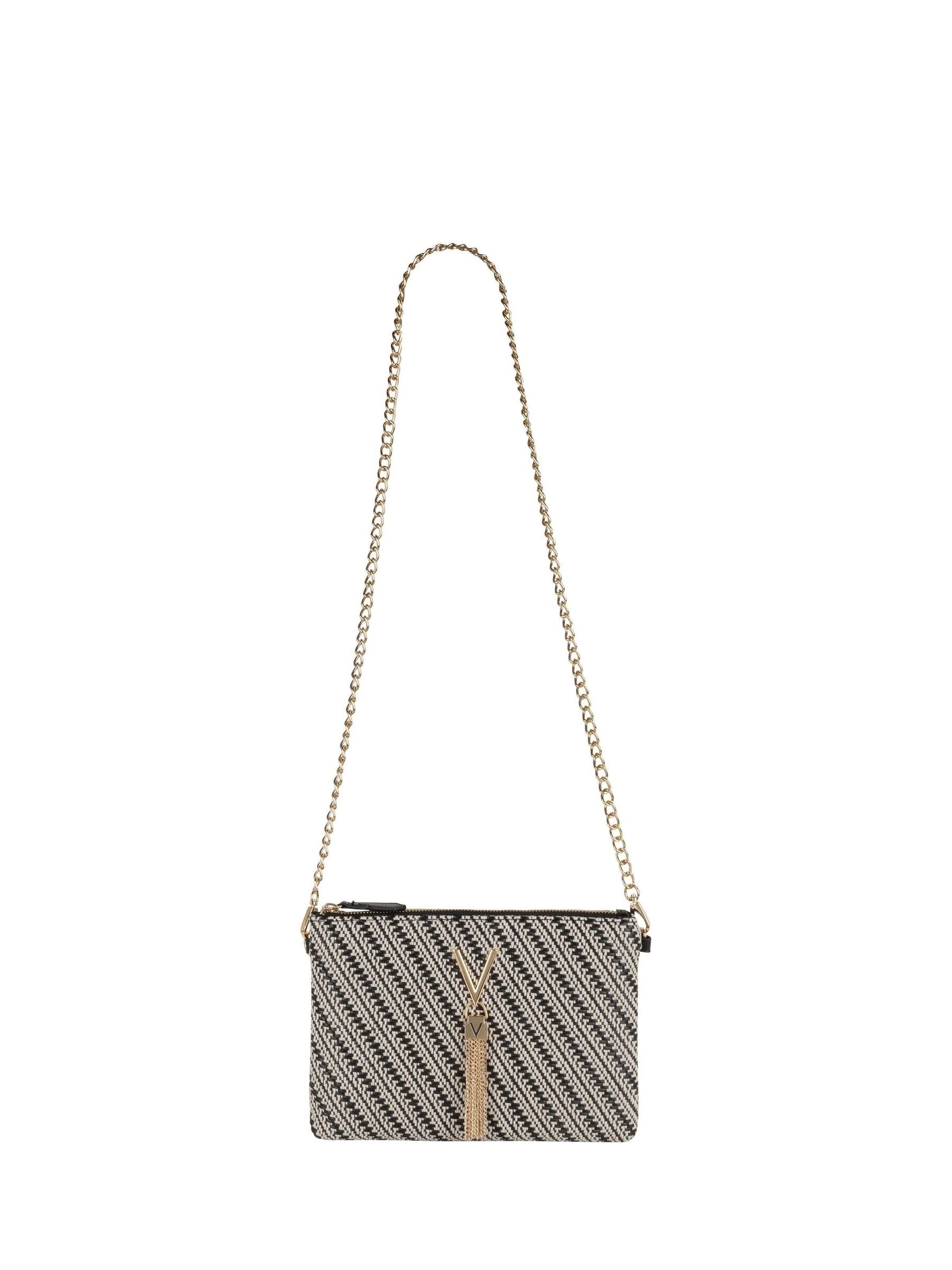 Valentino Black Divina Summer Pochette clutch bag 18cm (British brand)