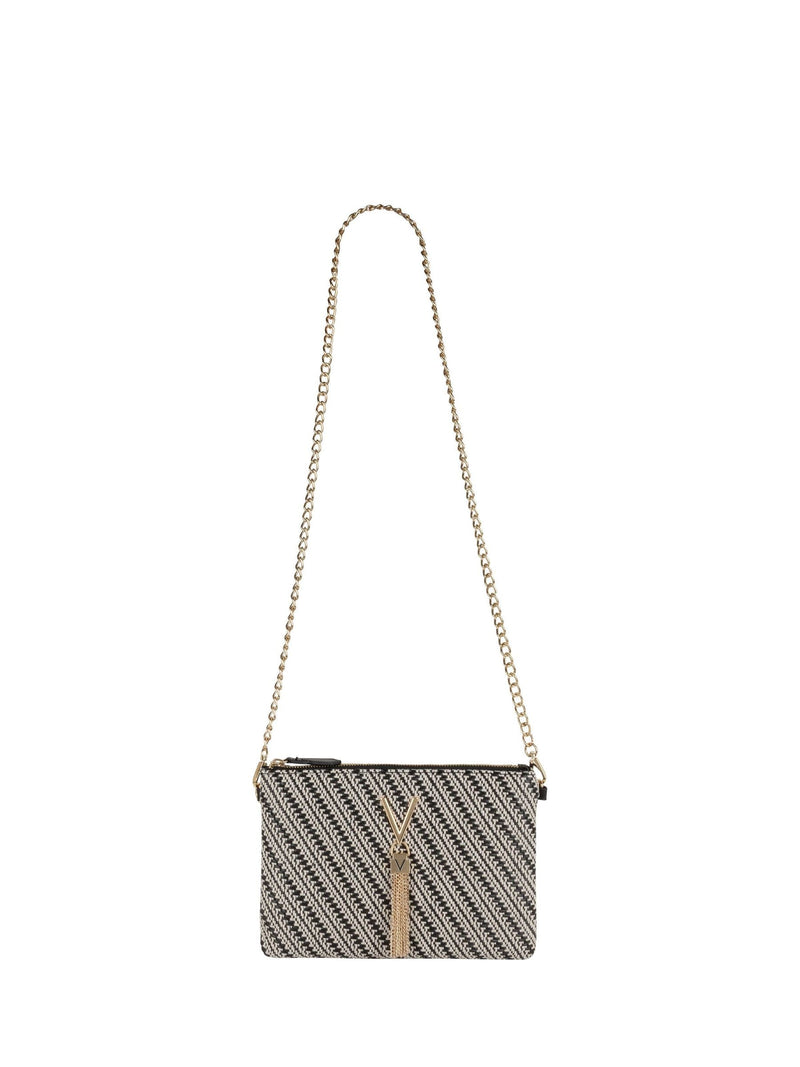 Valentino Black Divina Summer Pochette clutch bag 18cm (British brand)