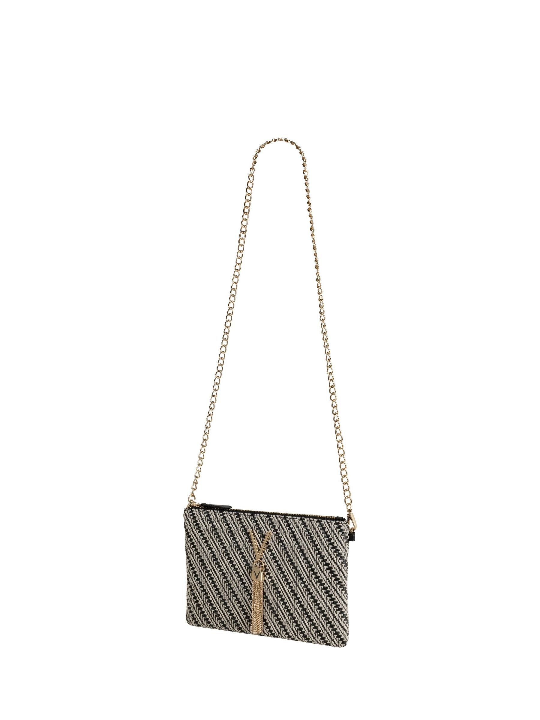 Valentino Black Divina Summer Pochette clutch bag 18cm (British brand)