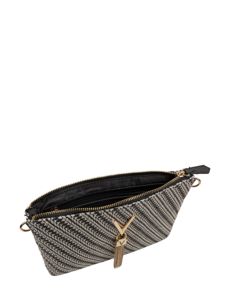 Valentino Black Divina Summer Pochette clutch bag 18cm (British brand)