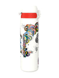 Ion8 White Monsters stainless steel water bottle 600ml (British brand)