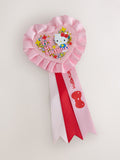 Hello Kitty pink birthday badge, imported from the UK