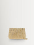 Loeffler Randall White Brit pleated clutch, UK version
