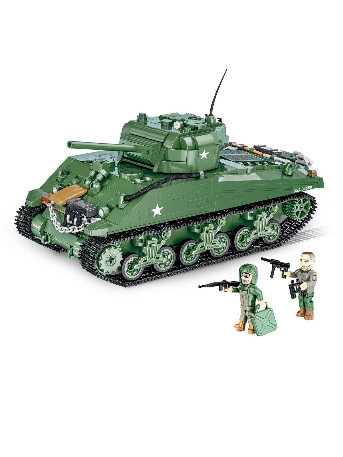 Cobi Sherman tank model 1:28 scale 852 pieces (British brand)
