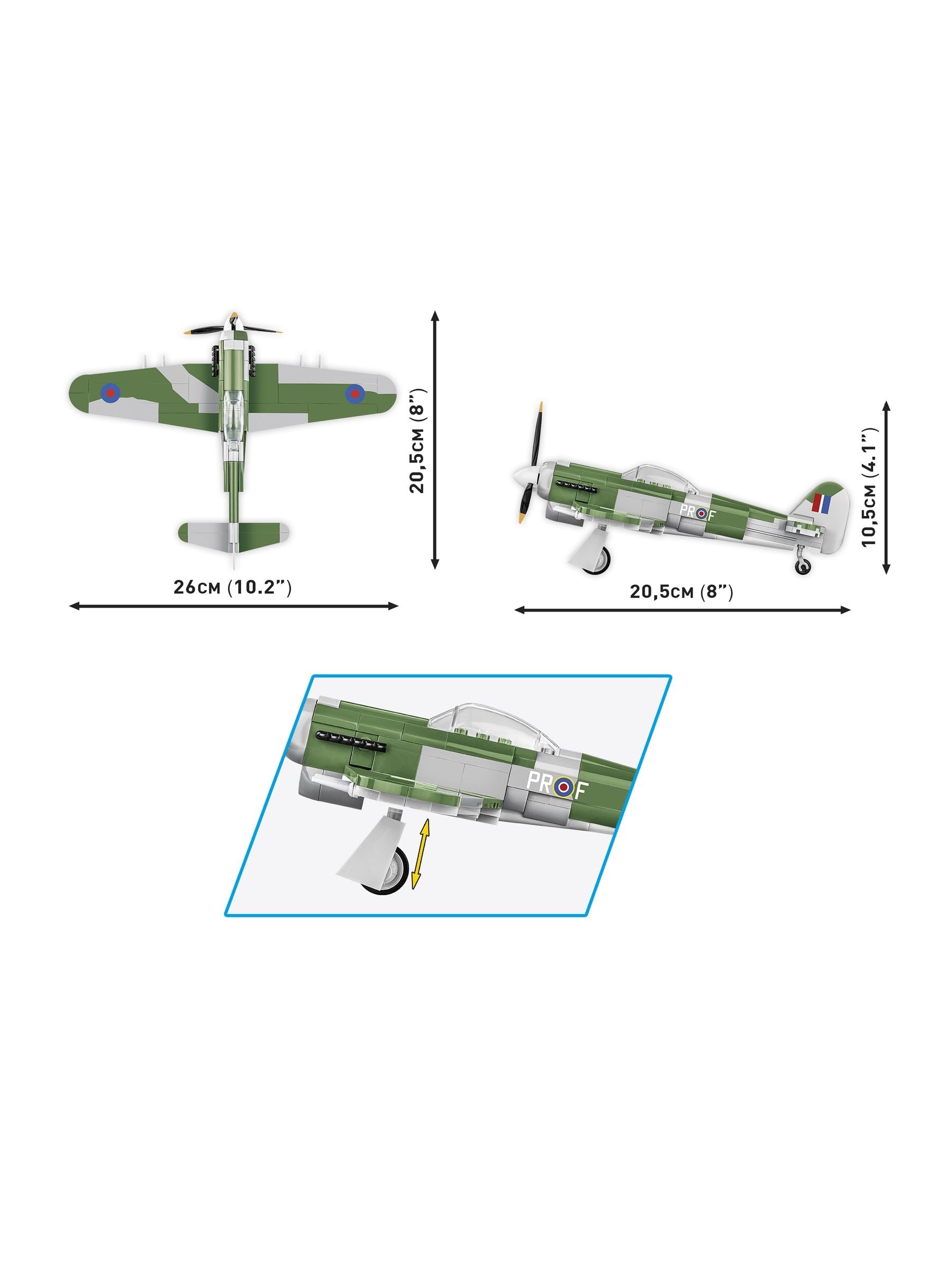 Cobi Hawker Typhoon 1:48 scale model (British brand)