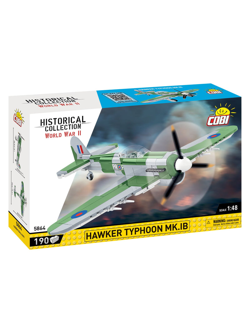 Cobi Hawker Typhoon 1:48 scale model (British brand)